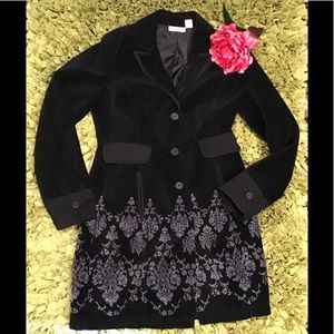 🎁SALE🎁 DKNY Jeans Velour long jacket Small